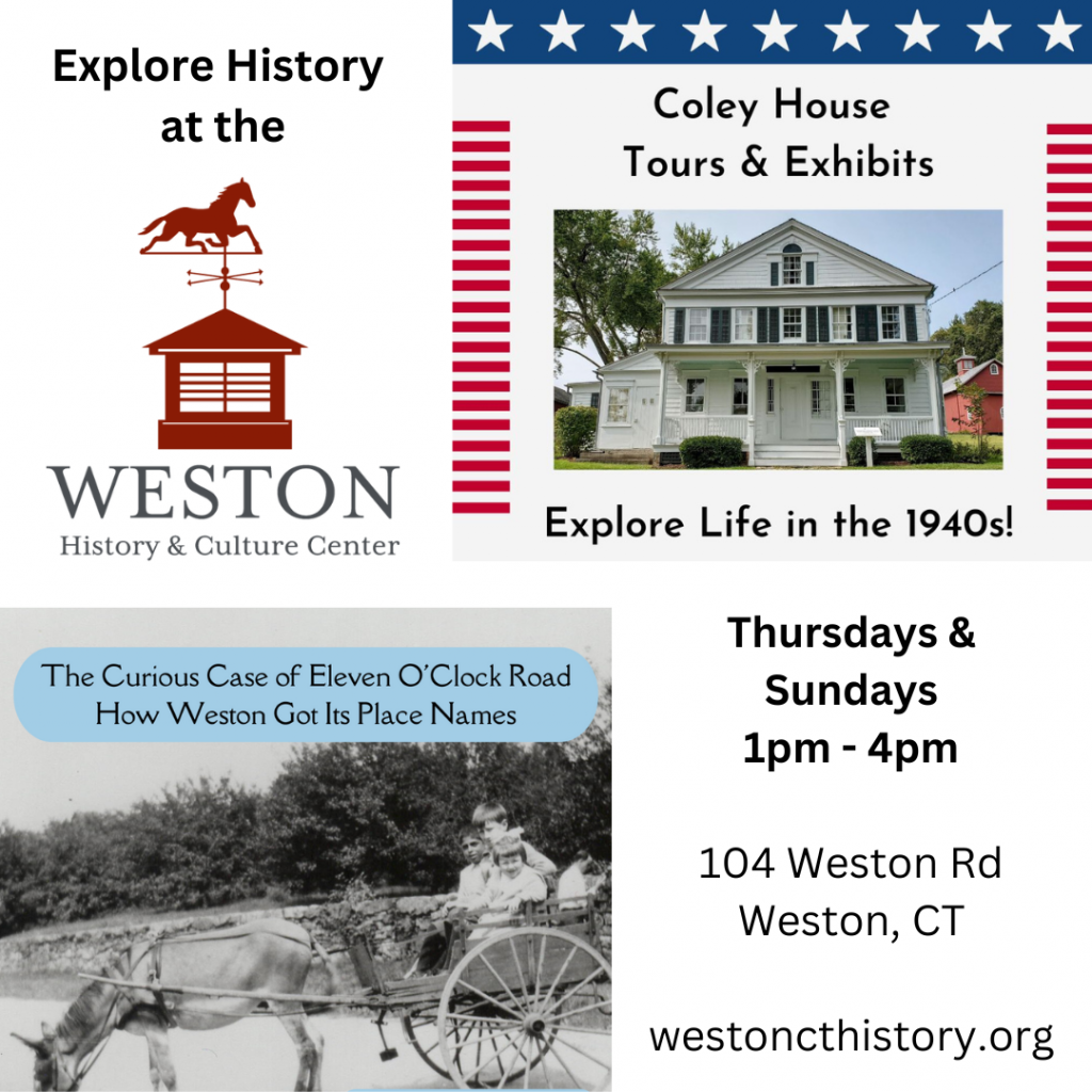 Coley House Tours & Open Hours at Weston History & Culture Center